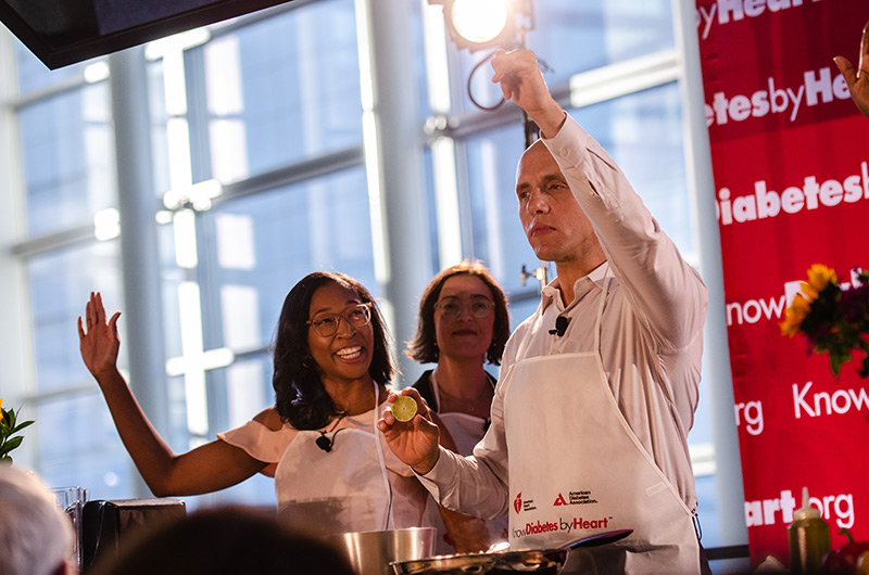 Chef Ronaldo at ADA Cooking Event